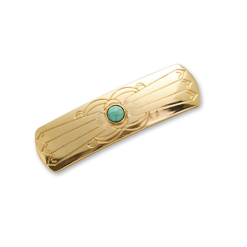 Wholesale hot hair accessories fashion retro and wind hair clip set gem spring clip